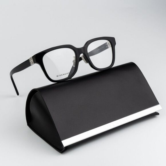 NEW Givenchy GV50040F 001 Black Women Square Eyeglasses - Picture 1 of 10